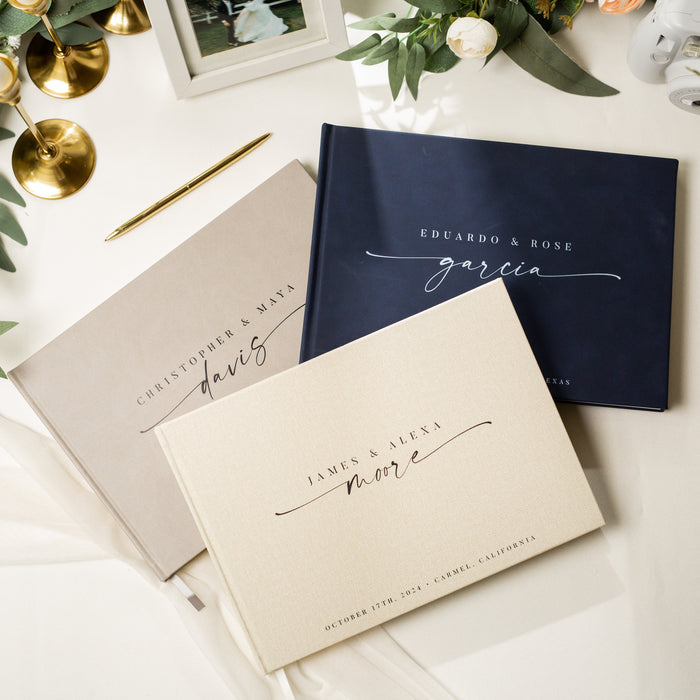 Custom Personalized Guest Book - Style F5
