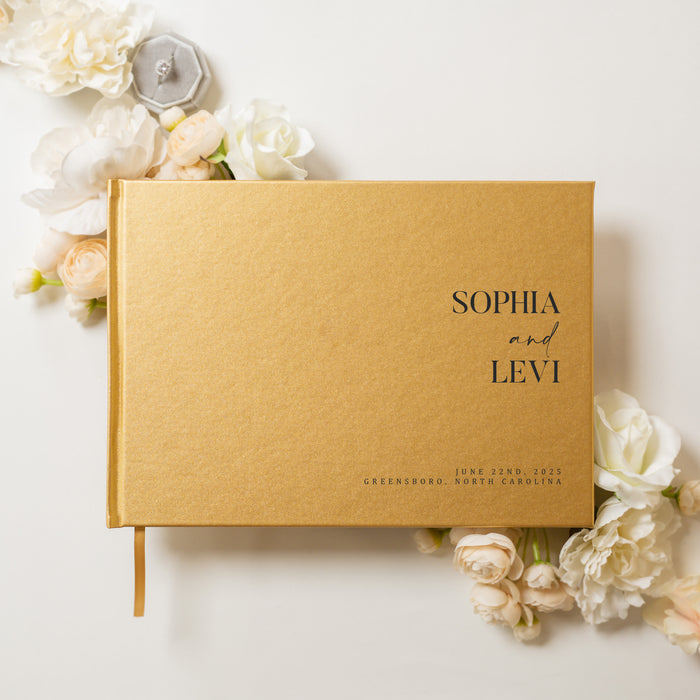 Custom Personalized Guest Book - Style F3