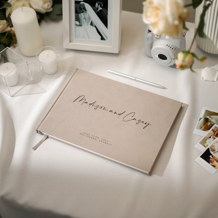 Custom Personalized Guest Book - Style F1