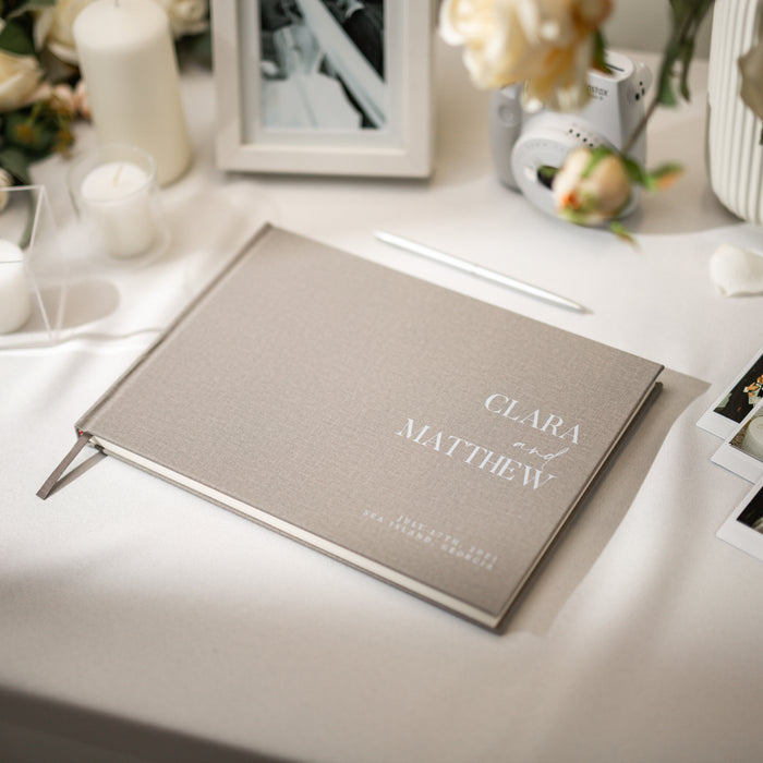 Custom Personalized Guest Book - Style F3