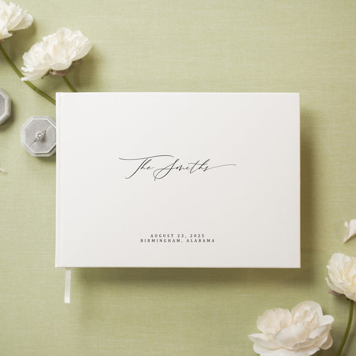 Custom Personalized Guest Book - Style F0