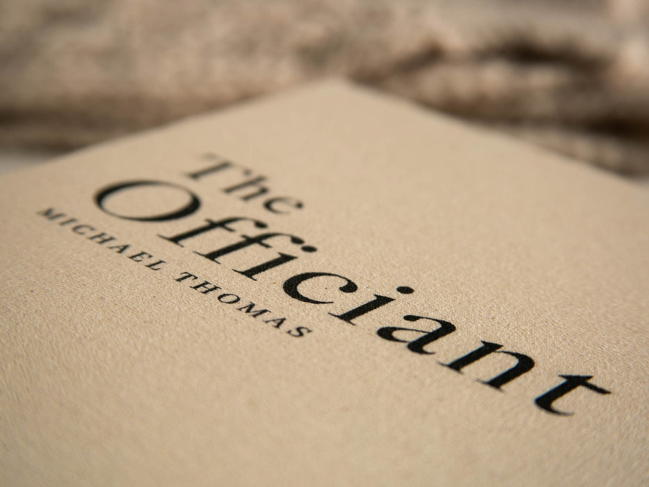 Officiant 3 Ring Cream Linen Binder - Refillable DIY Blank Binder, Thank You Gift for Officiant Pastor, Wedding Ceremony Organizer Folder