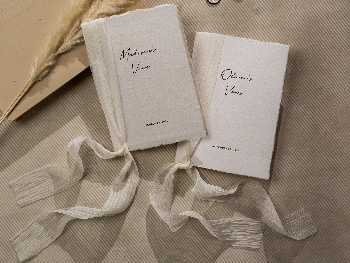 Deckle Cover Vow Books