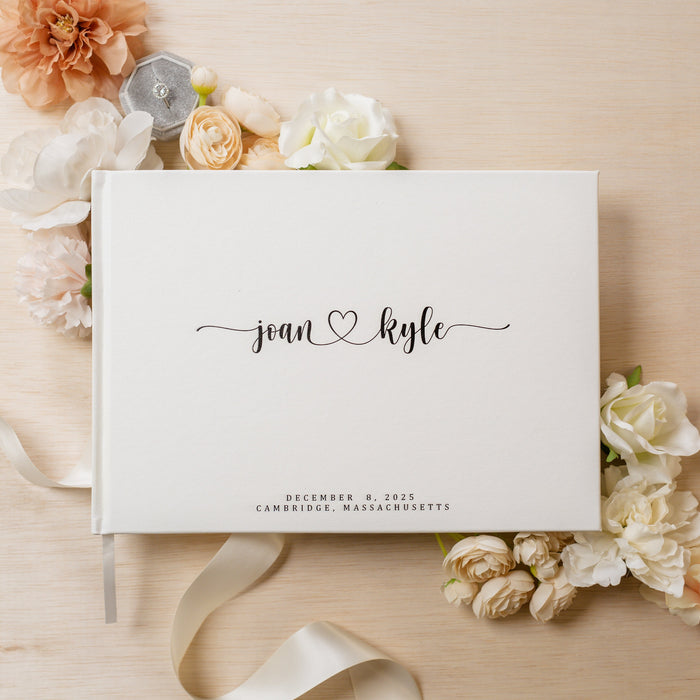 Custom Personalized Guest Book - Style F6