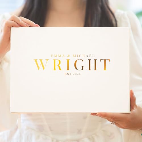 Custom Foil Personalized Guest Book - Style F3