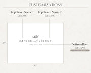 Personalized Foil Guest Book - 11.5 x 8.5 Custom Guestbook with Foliage Customizable Names Date Cover, Hardcover Polaroid Book for Sign in at Wedding Reception Baby Bridal Shower Party