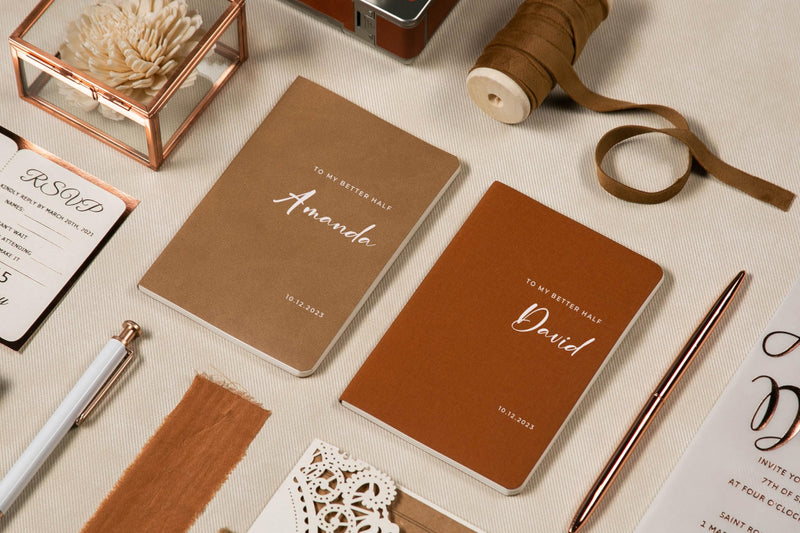 personalized soft-cover vow books — additional product view
