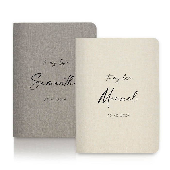 Personalized Soft Cover To My Love Vow Books