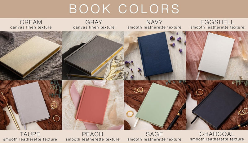 personalized hardcover vow books — additional product view