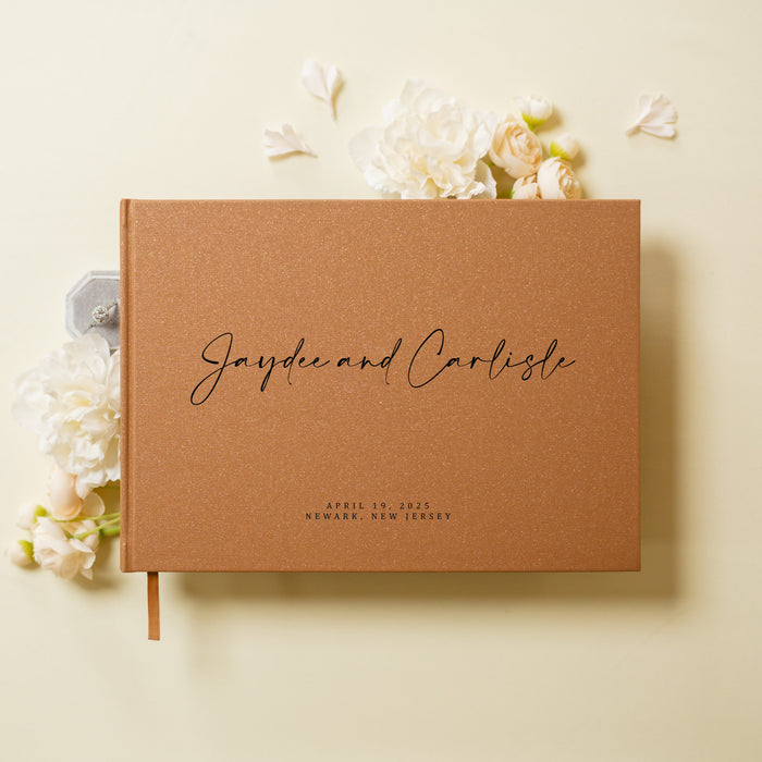 Custom Personalized Guest Book - Style F1