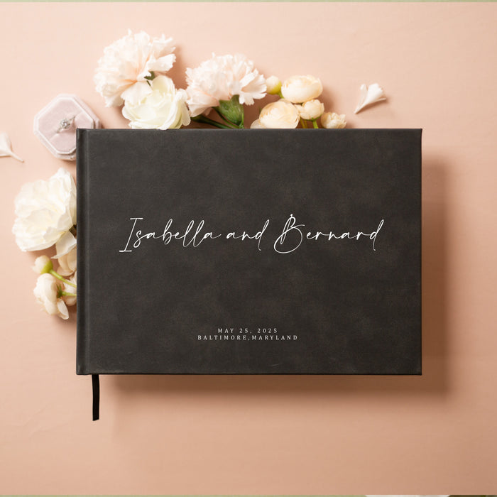 Custom Personalized Guest Book - Style F1