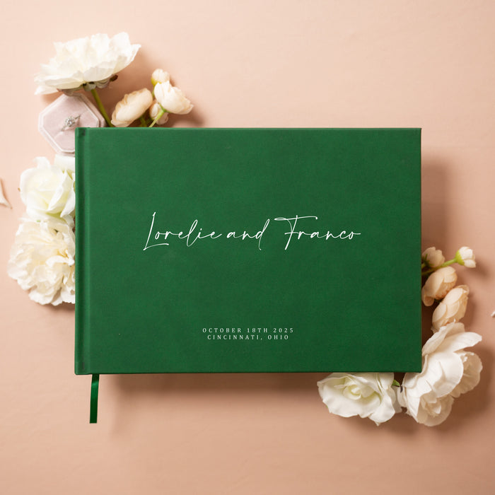 Custom Personalized Guest Book - Style F1