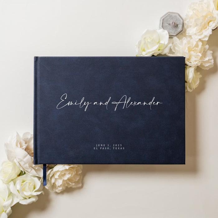 Custom Personalized Guest Book - Style F1