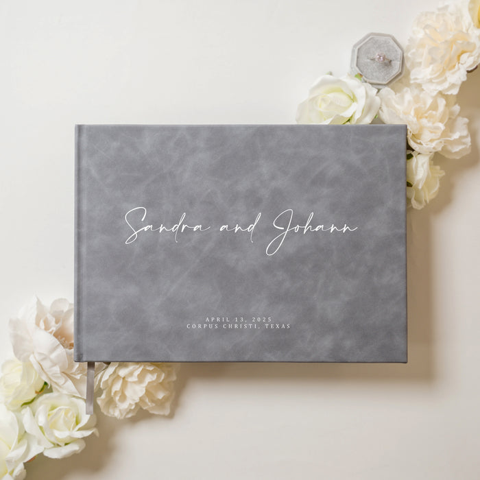 Custom Personalized Guest Book - Style F1