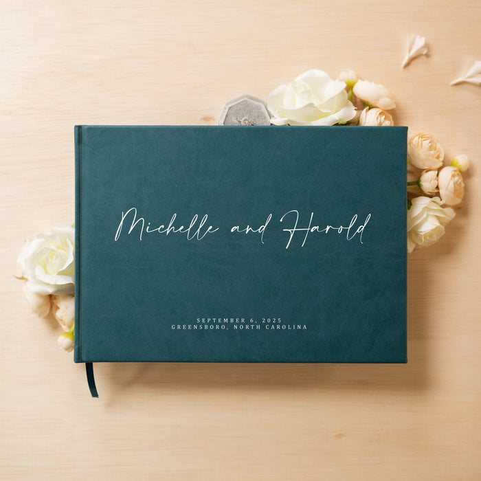 Custom Personalized Guest Book - Style F1