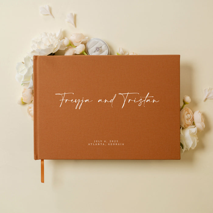 Custom Personalized Guest Book - Style F1