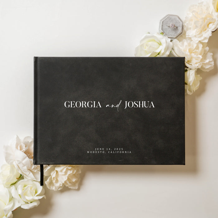 Custom Personalized Guest Book - Style F2