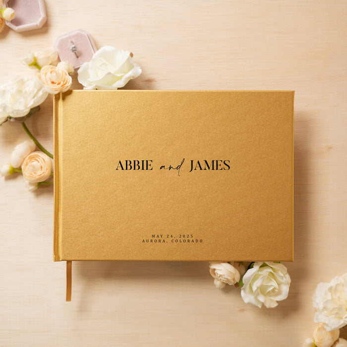 Custom Personalized Guest Book - Style F2