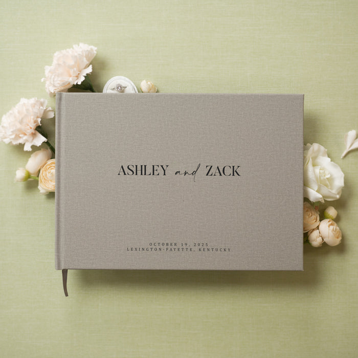 Custom Personalized Guest Book - Style F2