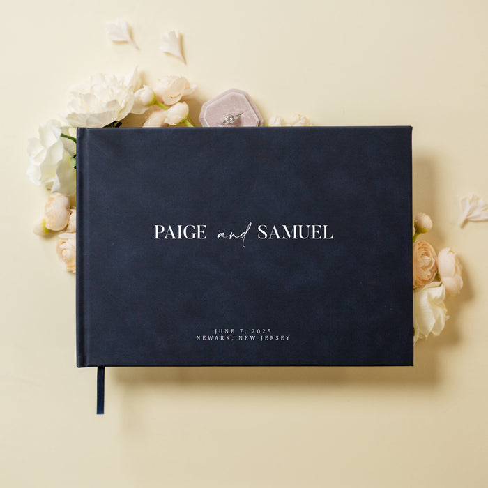 Custom Personalized Guest Book - Style F2