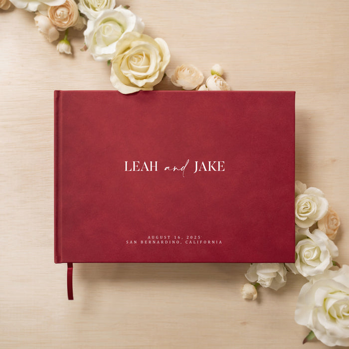 Custom Personalized Guest Book - Style F2