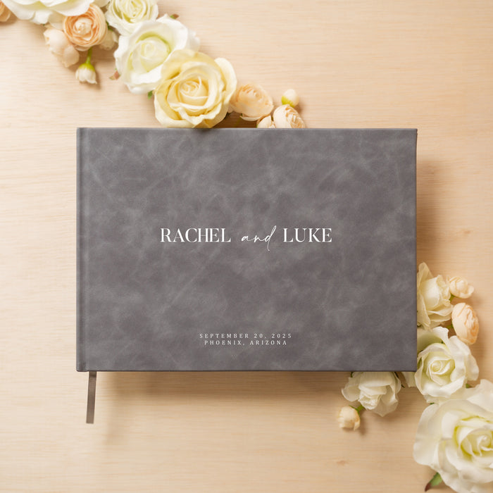 Custom Personalized Guest Book - Style F2