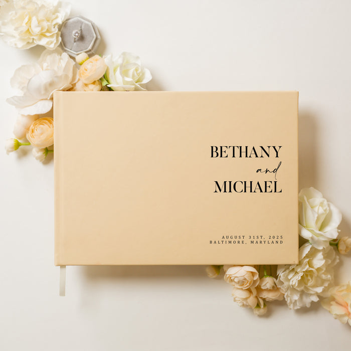 Custom Personalized Guest Book - Style F3