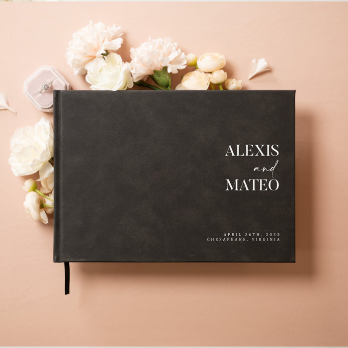 Custom Personalized Guest Book - Style F3