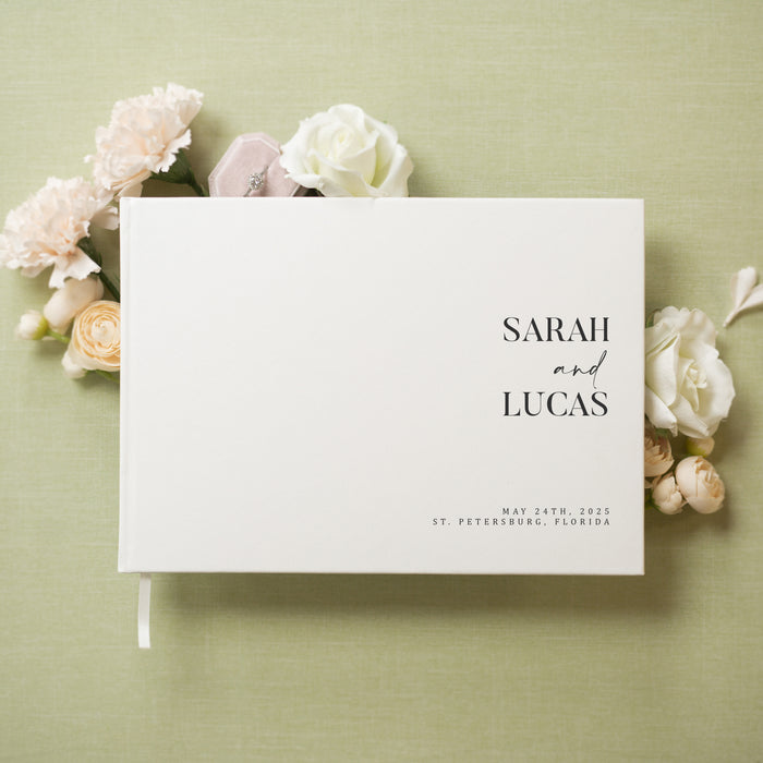 Custom Personalized Guest Book - Style F3