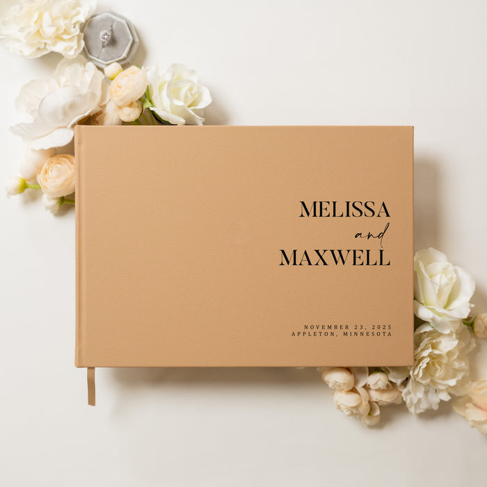 Custom Personalized Guest Book - Style F3