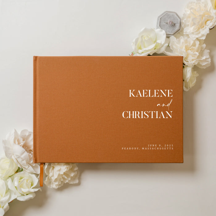 Custom Personalized Guest Book - Style F3