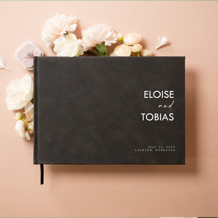 Custom Personalized Guest Book - Style F4