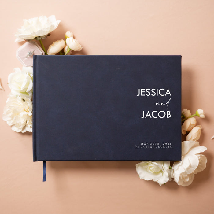 Custom Personalized Guest Book - Style F4