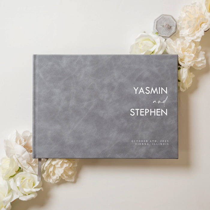 Custom Personalized Guest Book - Style F4