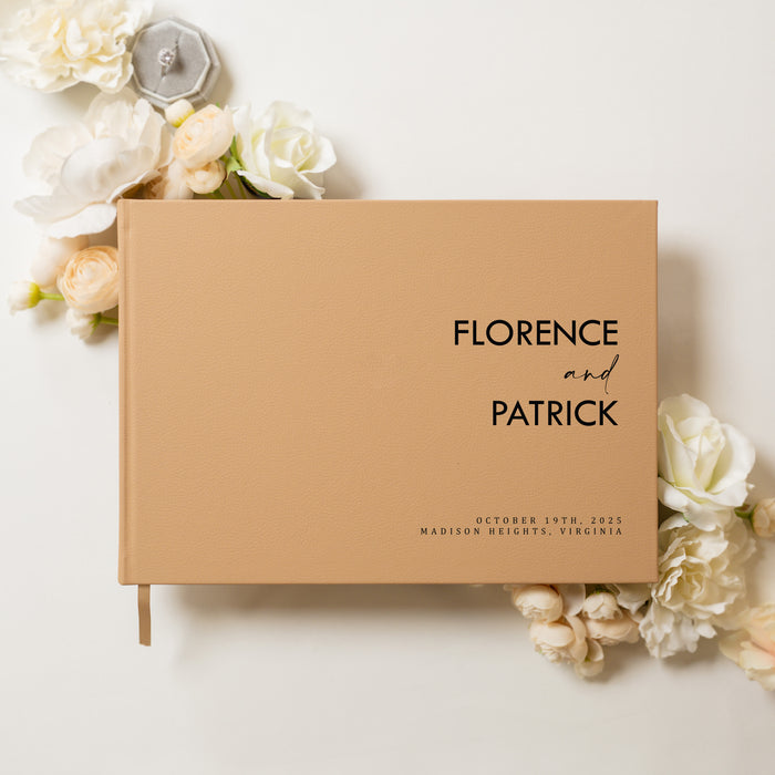 Custom Personalized Guest Book - Style F4