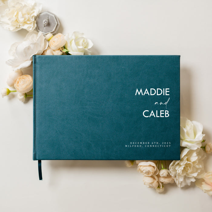 Custom Personalized Guest Book - Style F4