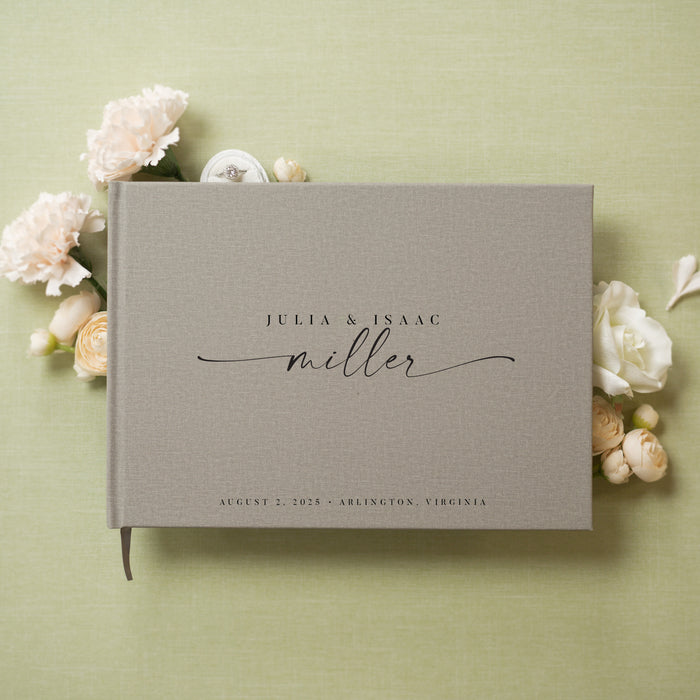 Custom Personalized Guest Book - Style F5