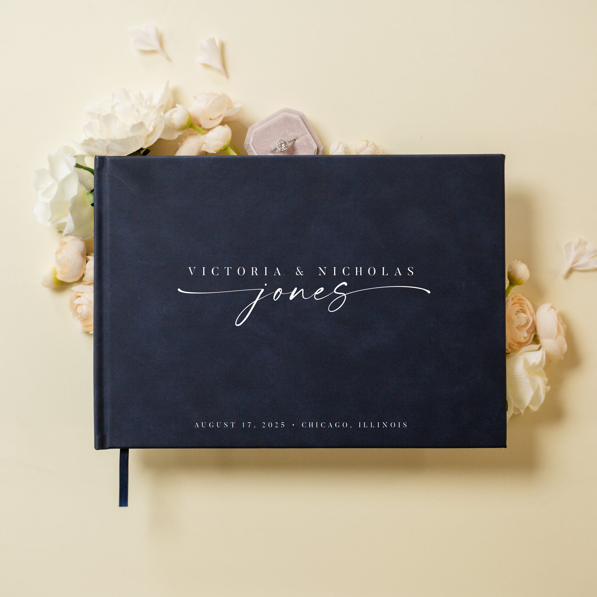 Custom Personalized Guest Book - Style F5 — Modern Album Designs