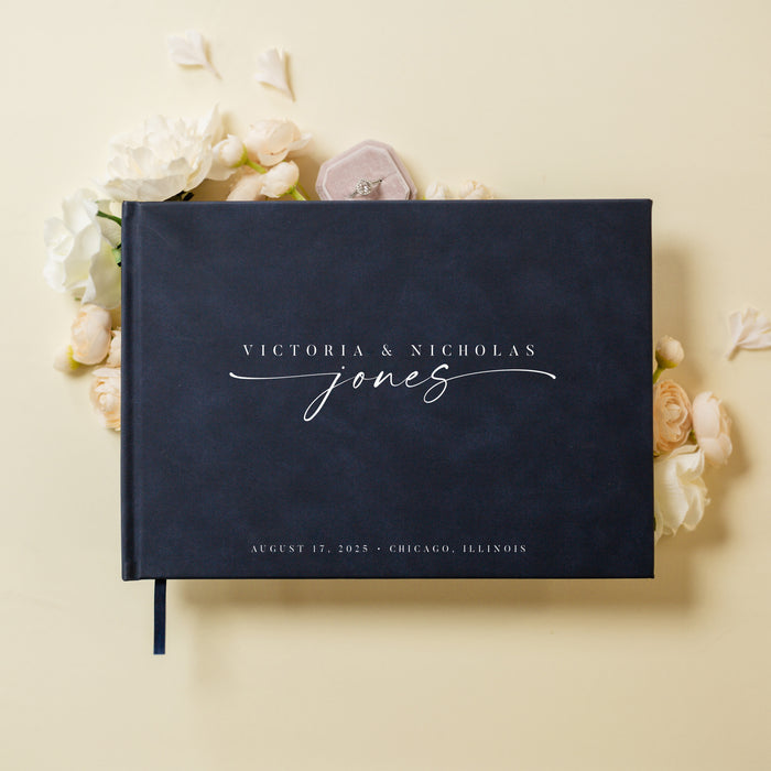 Custom Personalized Guest Book - Style F5