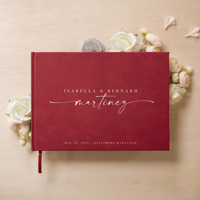 Custom Personalized Guest Book - Style F5