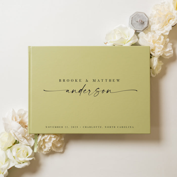 Custom Personalized Guest Book - Style F5