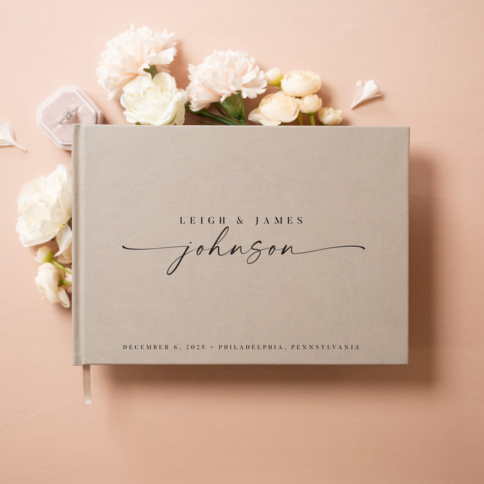 Custom Personalized Guest Book - Style F5