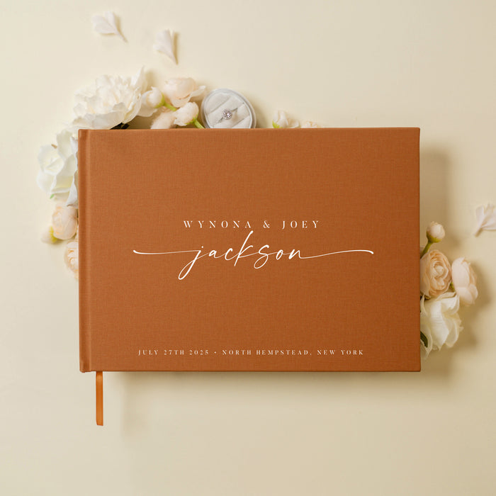 Custom Personalized Guest Book - Style F5