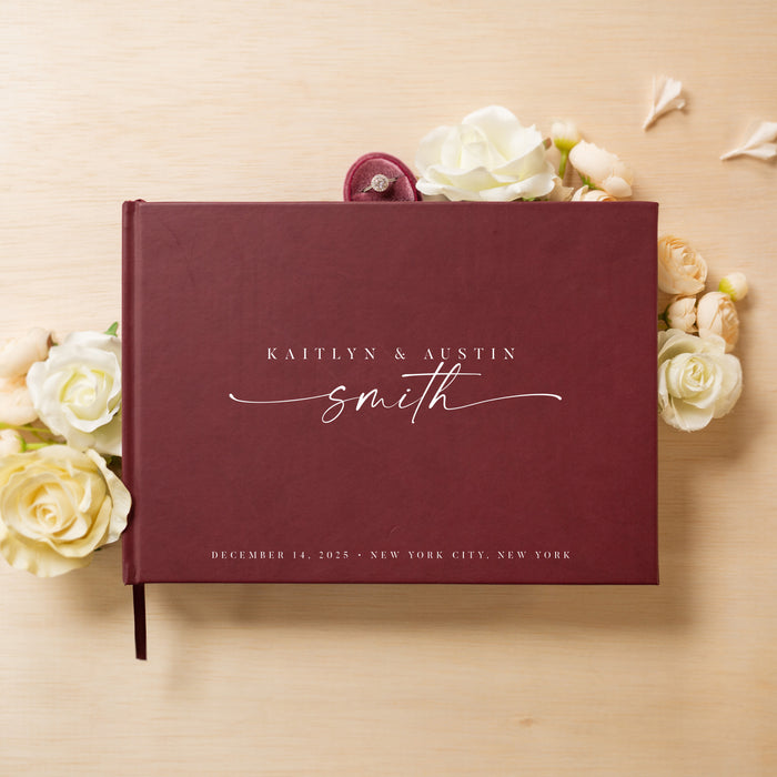 Custom Personalized Guest Book - Style F5