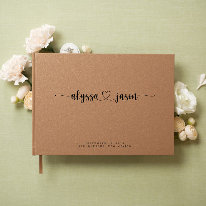 Custom Personalized Guest Book - Style F6