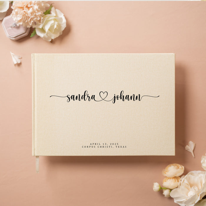 Custom Personalized Guest Book - Style F6