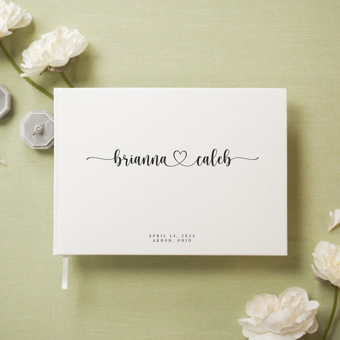 Custom Personalized Guest Book - Style F6