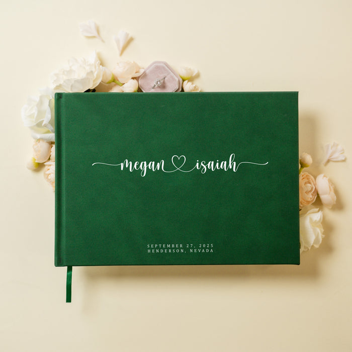 Custom Personalized Guest Book - Style F6