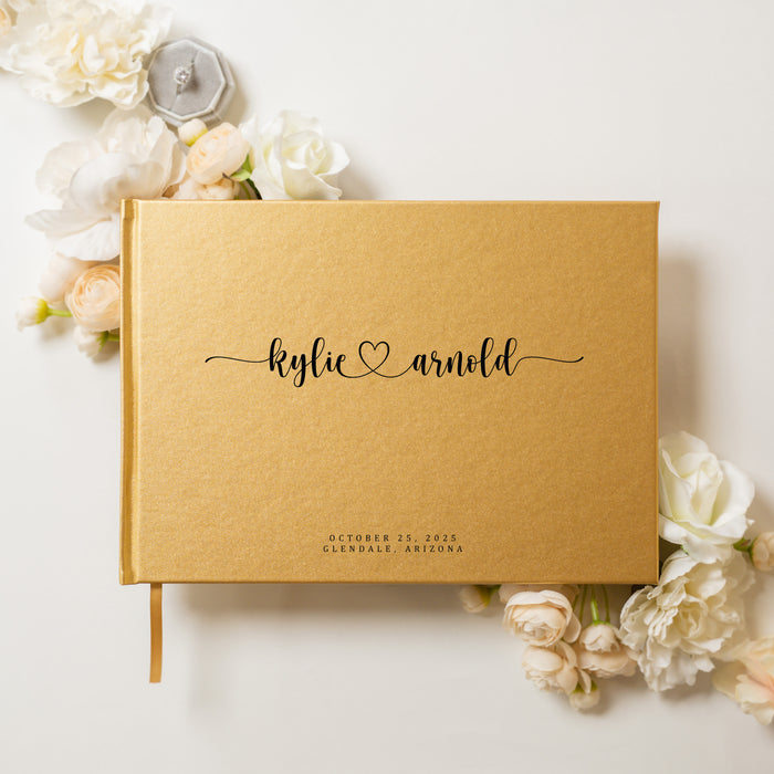 Custom Personalized Guest Book - Style F6