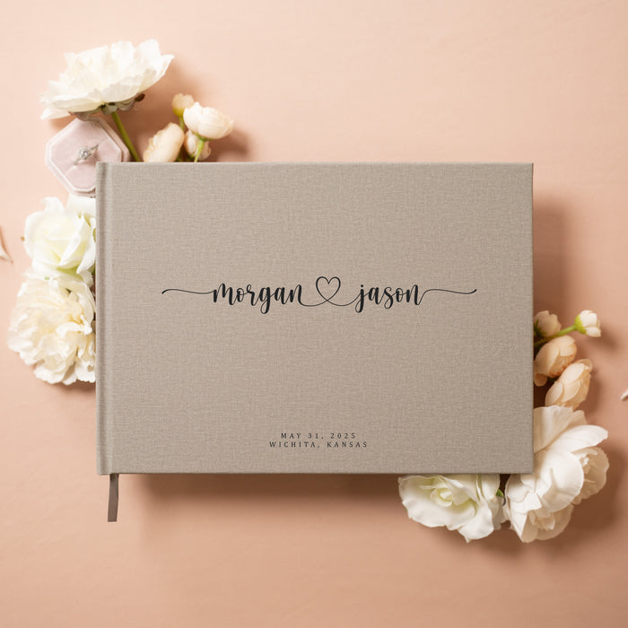 Custom Personalized Guest Book - Style F6